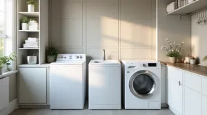 Co na ściany w pralni