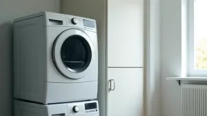 Czy suszarka może stać na pralce