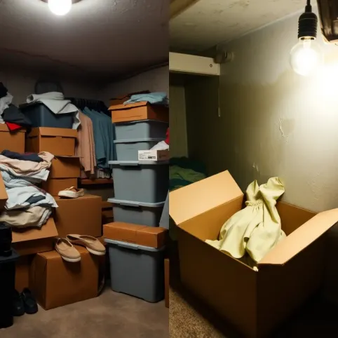 Czy w piwnicy można przechowywać ubrania i buty