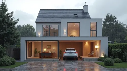 dobudowa garażu do domu