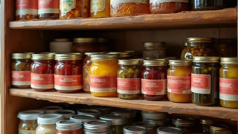 Domowa spiżarnia przetwory