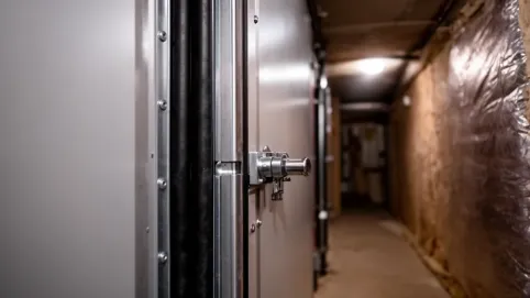 Drzwi do kotłowni szczelne