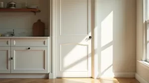 drzwi do spiżarni w kuchni