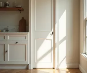 drzwi do spiżarni w kuchni