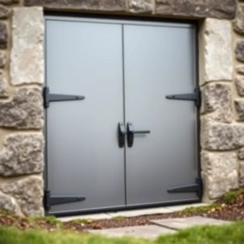 Drzwi metalowe do piwnicy na wymiar