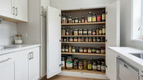 drzwi składane do spiżarni