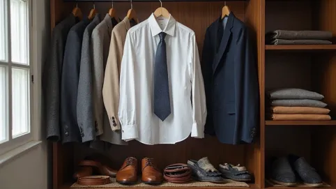 Garderoba eleganckiego mężczyzny