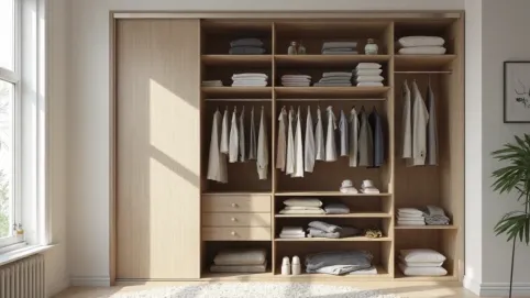 Garderoba z drzwiami