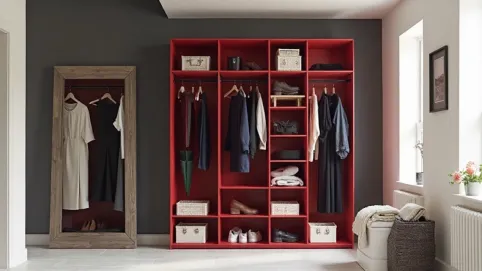 garderoby do przedpokoju black red white