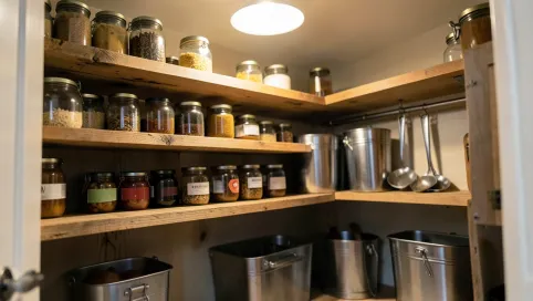 głębokość półek w spiżarni