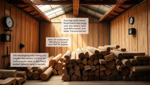 Ile schnie drewno w suszarni