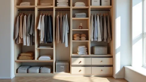 jak urządzić małą garderobę