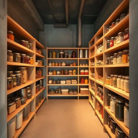 Jak urządzić spiżarnię w piwnicy