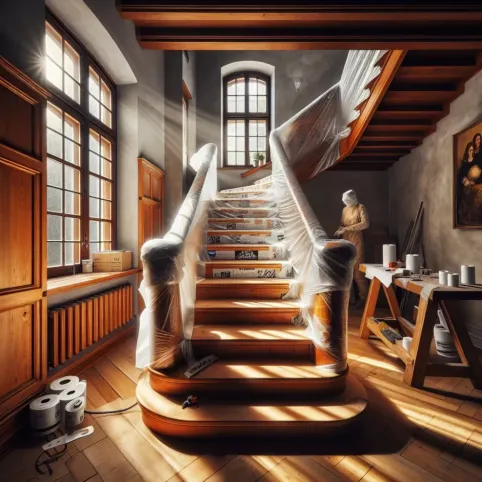 Jak zabezpieczyć schody drewniane przed remontem