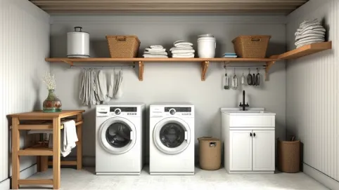 Jak zrobić pralnię w piwnicy