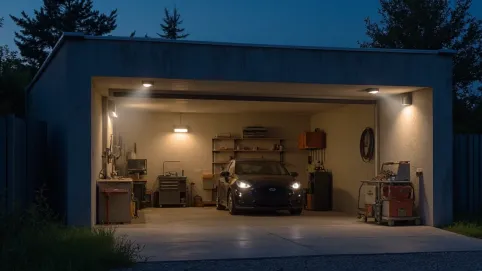 lampy solarne do garażu