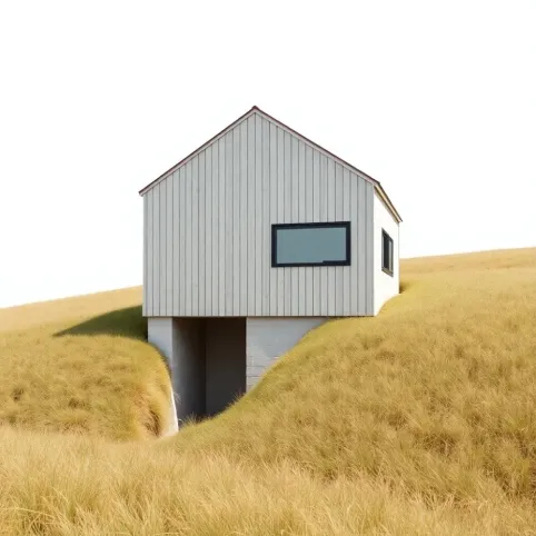 Mały dom z piwnicą