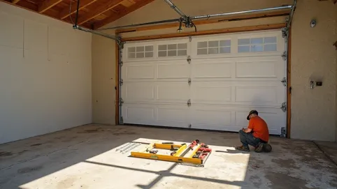 Montaż bramy garażowej uchylnej z Castoramy