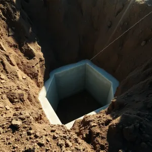 Montaż piwniczki betonowej