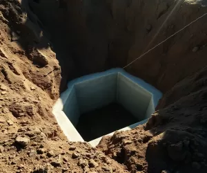 Montaż piwniczki betonowej