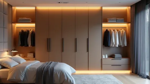 Nowoczesne garderoby do sypialni