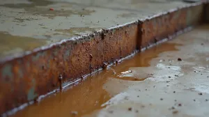 Od dołu przecieka garaż blaszany co zrobić