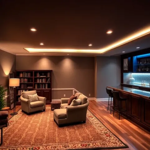 Piwnica w domu aranżacja