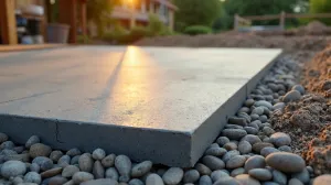 płyta betonowa pod garaż