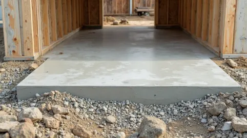 Płyta fundamentowa pod garaż blaszany