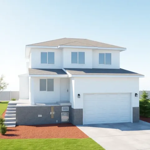 Projekt domu z garażem i piwnicą