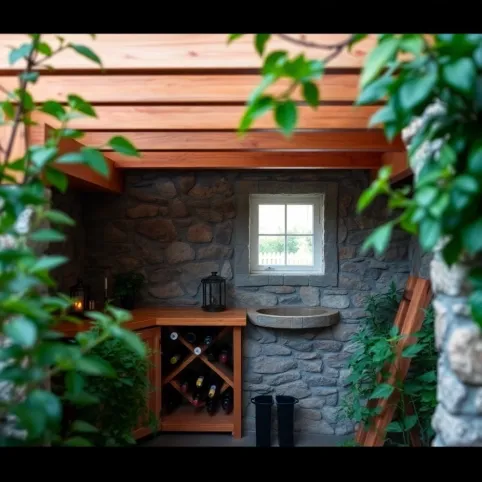 projekt piwniczki ogrodowej