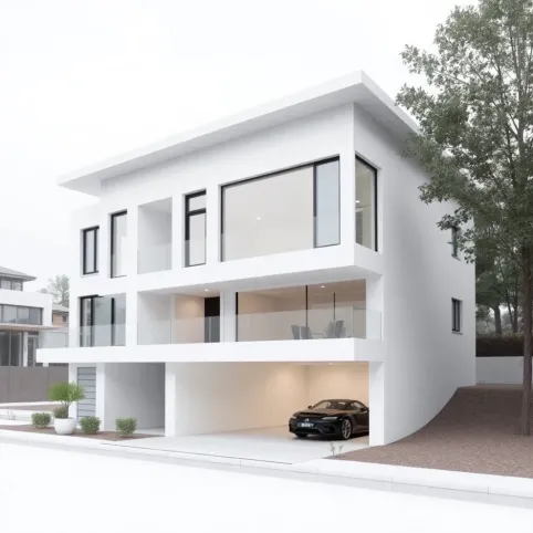 Projekty domów podpiwniczonych z garażem w piwnicy