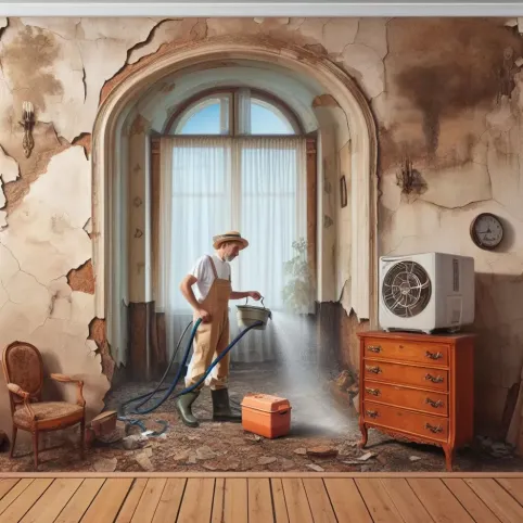 Przyczyny wilgotności ścian po zalaniu