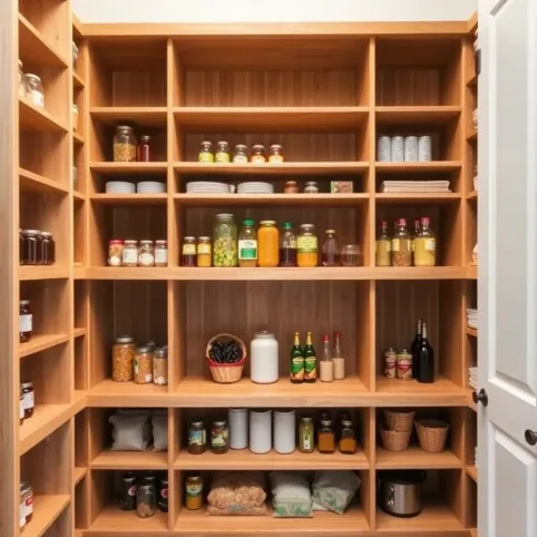 Regał drewniany do spiżarni jak zrobić