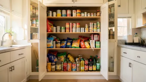 spiżarnia w zabudowie meblowej