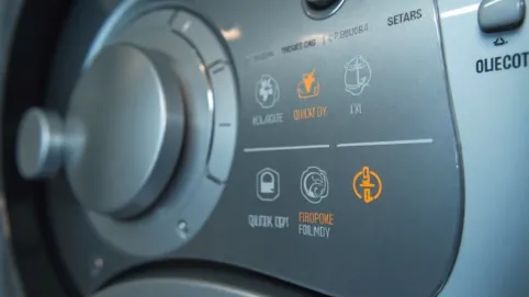 Suszarka WHIRLPOOL symbole na wyświetlaczu