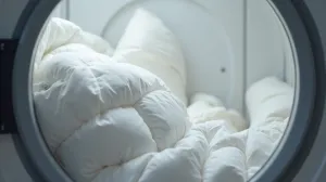 Suszenie kurtki puchowej w suszarce bębnowej Electrolux