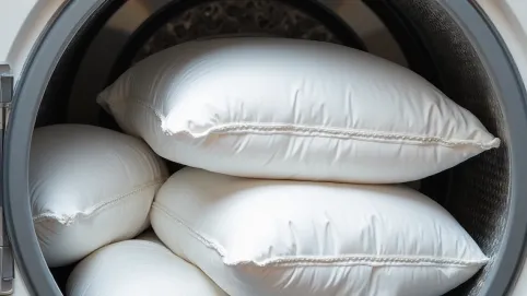 Suszenie poduszek w suszarce