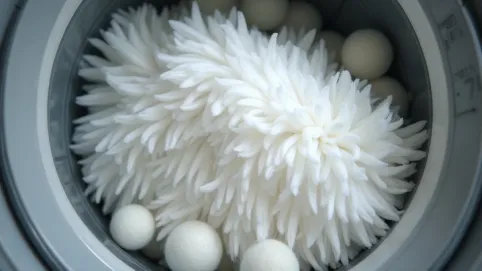 Suszenie poduszki z pierza w suszarce