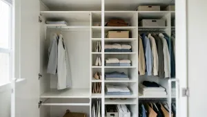 szafa do garderoby bez drzwi