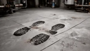 Szare płytki do kotłowni