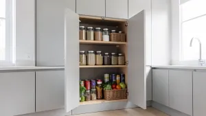 ukryta spiżarnia w kuchni projekt