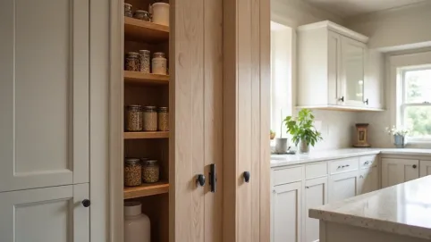 ukryte drzwi do spiżarni