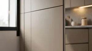 ukryte drzwi do spiżarni bez klamki