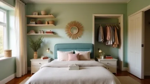 Weekendowa metamorfoza sypialnia z garderobą