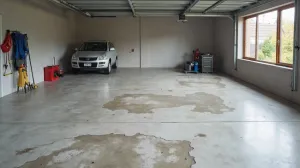 Wylewka do garażu zamiast płytek