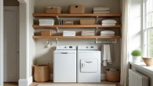 Zabudowa pralni domowej