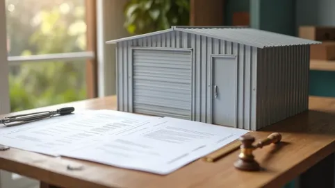 Zgłoszenie garażu blaszanego do 35m2