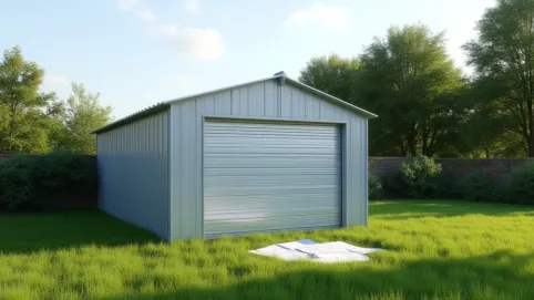 Zgłoszenie garażu blaszanego wzór