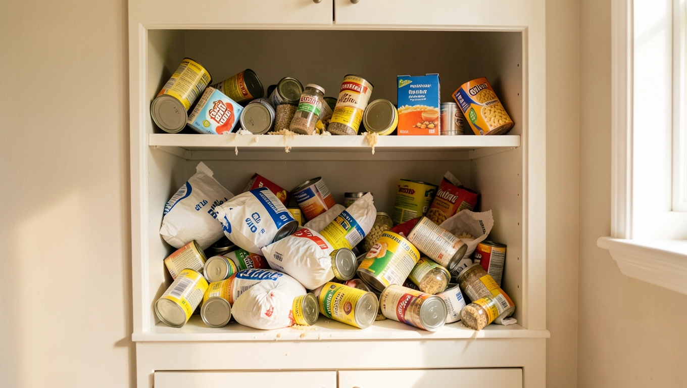 spiżarnia we wnęce